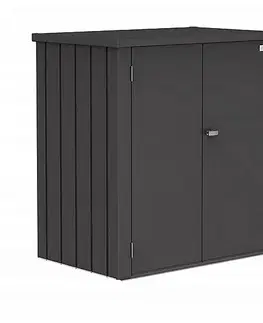 Biohort Skrinka na terasu BIOHORT Romeo L 132 x 87 x 140 cm (tmavo šedá metalíza)