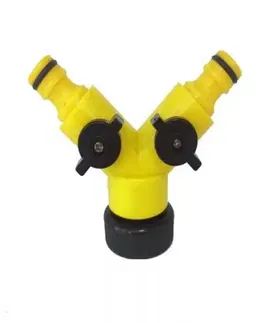 Kinekus Rozdvojka na hadicu závit 2x ventil na 2 rýchlospojky 3/4"+1" GARDENKUS