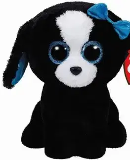 TY - TRACEY čierno-biely pes, 24 cm - TY