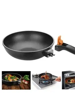 Kinekus Wok SmartCLICK s odnímateľnou rúčkou, 28cm