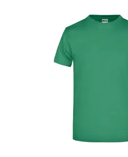 JAMES NICHOLSON Kuchárske tričko J&N BIG BOY - zelené (Irish) -  veľkosti 3XL až 5XL XXXL
