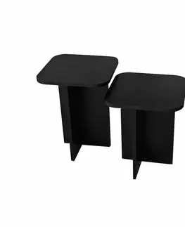 Súprava odkladacích stolíkov Blues Black, 2 ks