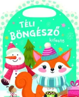 Téli böngésző - kifestő - böngészős feladatokkal