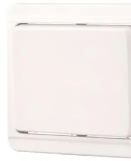 Zvončekový spínač TESLA biely 26091