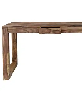 Písací stôl Tara 130x76x70 indický masív palisander