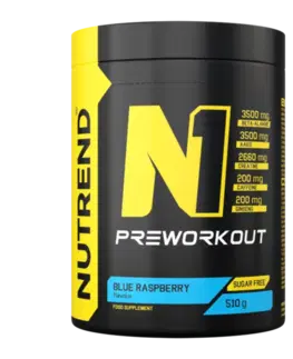 NUTREND N1 Pre-Workout modrá malina