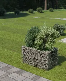 Gabiónový vyvýšený záhon pozinkovaná oceľ Dekorhome