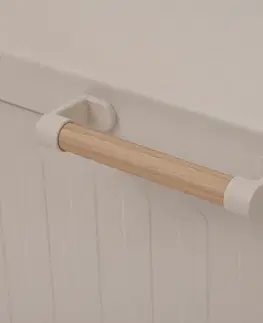 DEOKORK Vonkajší úložný box 130 x 60 x 78 cm (ivory)