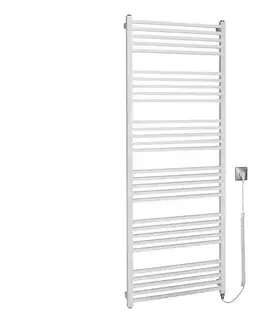 Sapho - Elektrický sušiak na uteráky METRO-E 800W 162x60 cm biela ME616