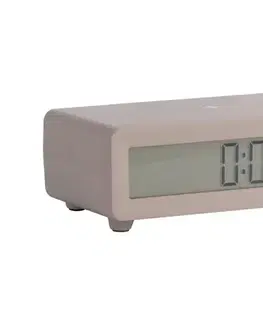 Budík Berlín LCD s nabíjačkou Karlsson KA6156WG, sivá