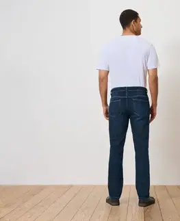Džínsy, modrý denim