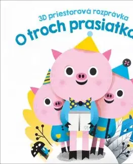 3D priestorová rozprávka O troch prasiatkach