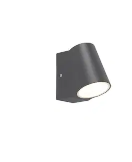 Moderná vonkajšia nástenná lampa antracit vrátane LED - Uma