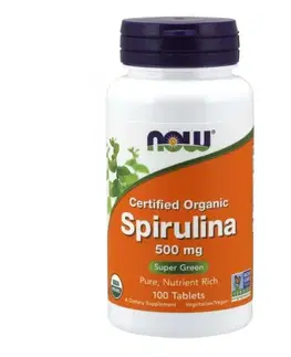 NOW Foods Spirulina 500 mg 100 tab.