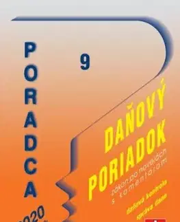 Poradca 9 2020 - Daňový poriadok (s komentárom, po novelách) - Daniela Ivanaková