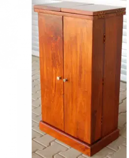 Rozkladacia barová skriňa 55x110x40 indický masív palisander
