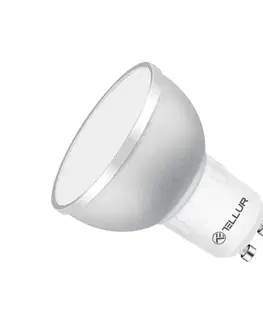 Tellur WiFi Smart LED RGB žiarovka GU10, 5 W, čirá, teplá biela