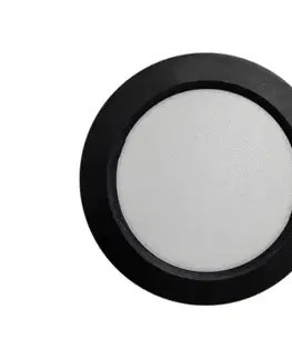  LED Stropné svietidlo ROUND LED/6W/230V 4000K pr. 12,1 cm čierna 008 0001213