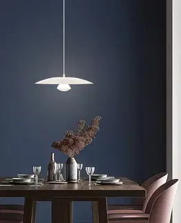 Závesná lampa biela LED 34cm Lund Ledea