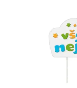 Tescoma tortová sviečka DELÍCIA KIDS, Všechno nejlepší - farebný mix 
