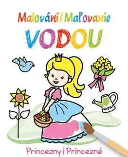 Malování vodou / Maľovanie -BO-Princezny / Princezné (CZ/SK vydanie)