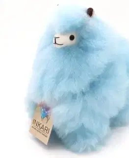 Plyšová hračka Alpaca SMALL Baby Blue 23cm - INKARI Alpaky