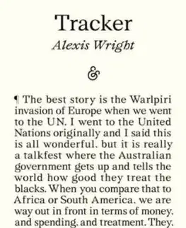 Tracker - Alexis Wright