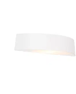 Moderná vonkajšia nástenná lampa biela IP44 - Caz