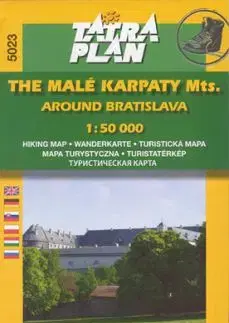 TM 5023 Malé Karpaty, okolie Bratislavy 1:50 000 - angl.