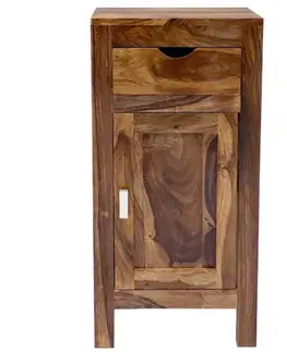 Skrinka do kúpeľne Amba 40x80x35 z indického masívu palisander