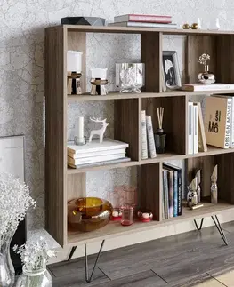 Knižnica Mistico - Walnut