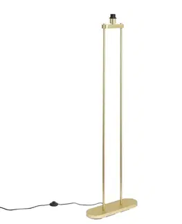 Moderná stojaca lampa mosadzná - Thijmen