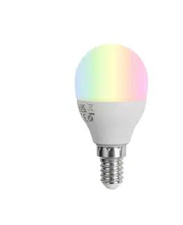 Inteligentná stmievateľná LED žiarovka E14 G45 Opál 4,9 W 470 lm 2700 – 6500 K