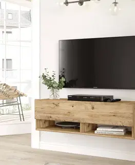 závesný TV stolík FREY 13, farba borovica