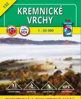 Kremnické vrchy - TM 132 - 1: 50 000
