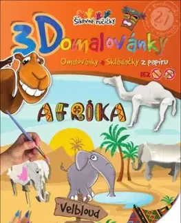 3D omalovánky Afrika