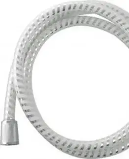 Kinekus Hadica sprchova 1,5m bielo strieborna PVC