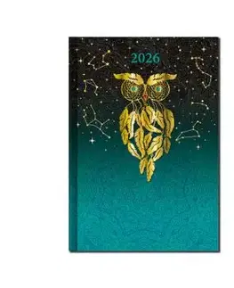 Týždenný diár A5 2026 ART LAPAČ SNOV