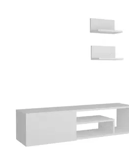 TV skrinka / Obývacia stena Zeplin - White
