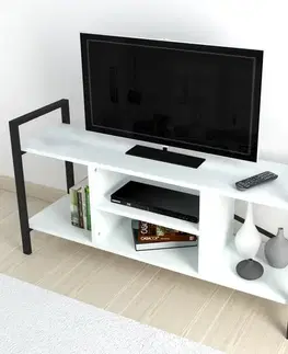 TRIER televízny stolík, biela