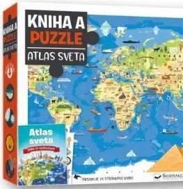Kniha a puzzle: Atlas sveta