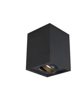 Inteligentný reflektor čierny nastaviteľný vrátane WiFi GU10 - Quadro Up