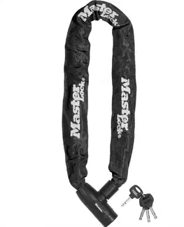 Zámok na bicykel 90 cm x 8 mm oceľová reťaz