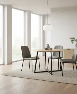Signal Jedálenský stôl LUNA | dub 90 cm