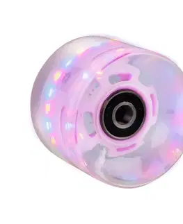 WORKER Svítící kolečko na penny board 60*45 mm vč. ložisek ABEC 7 modrá