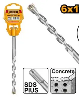 INGCO Vrták do betónu SDS plus, 6x160mm INGCO Industrial, pieskovaný KLC
