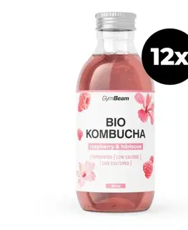 GymBeam BIO Kombucha malina & ibištek