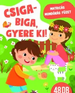 Csiga-biga, gyere ki! - Matricás mondókás füzet