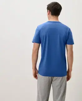 Tričká, 2 ks, námornícke modré, modré