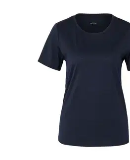 Funkčné tričko s vlnou merino, námornícke modré